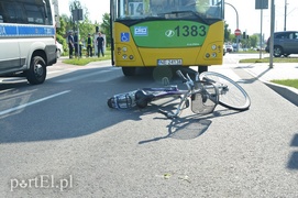 Miejski autobus potrącił rowerzystkę
