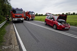 Droga nr 22 była zablokowana. Wypadek w Karczowiskach Górnych