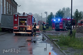 Pożar hali przy Grunwaldzkiej