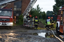 Pożar hali przy Grunwaldzkiej
