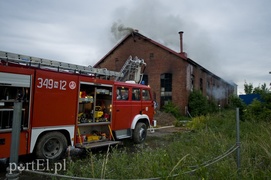 Pożar hali przy Grunwaldzkiej