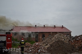 Pożar hali przy Grunwaldzkiej