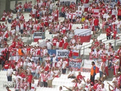 Tak Elbląg kibicował polskim piłkarzom w Marsylii