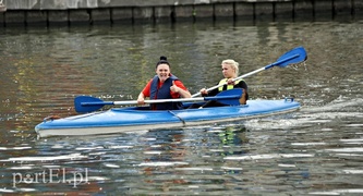 Kajakowy trening Startu