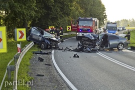 Czołowe zderzenie pod Elblągiem