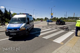 Potrącenie na rondzie