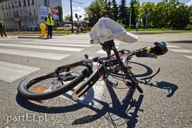 Potrącenie na rondzie