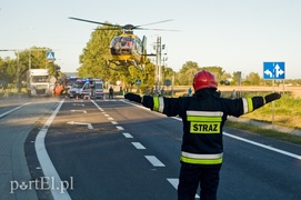 Wypadek na \"siódemce\", są ranni (aktualizacja)