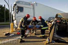 Wypadek na \"siódemce\", są ranni (aktualizacja)