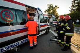Wypadek na \"siódemce\", są ranni (aktualizacja)