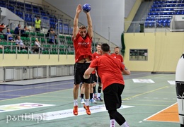 Michael Biegler na treningu Meblarzy