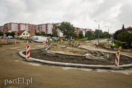 Na rondzie już jeżdżą