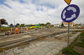 Na rondzie już jeżdżą