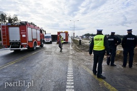 Tir zablokował ruch na siódemce