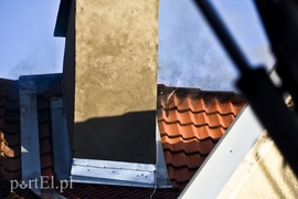 Pożar przy ul. Orężnej