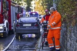 Pożar przy ul. Orężnej