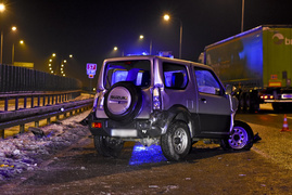 Poślizg na obwodnicy