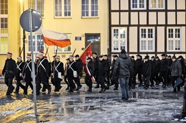 Maszerowali, jak kiedyś podchorążowie