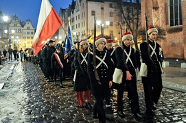 Maszerowali, jak kiedyś podchorążowie