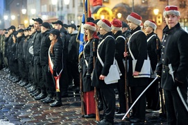 Maszerowali, jak kiedyś podchorążowie