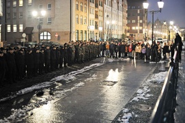 Maszerowali, jak kiedyś podchorążowie