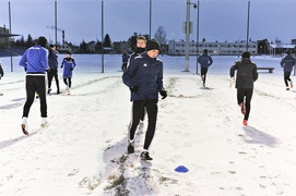 W śniegu i na mrozie, czyli pierwszy trening Olimpii