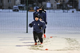 W śniegu i na mrozie, czyli pierwszy trening Olimpii