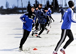 W śniegu i na mrozie, czyli pierwszy trening Olimpii