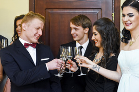 Studniówka z fotobudką, czyli tak się bawi ZST