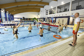 Siatkówka w wodzie? Czemu nie