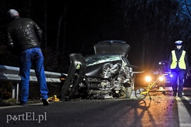 Kierowca golfa zginął na drodze do Tolkmicka