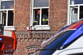 Pożar mieszkania przy ul. Stawidłowej