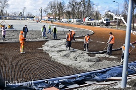 Na Agrykoli leją beton