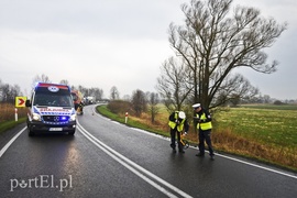 Wypadek przed Jegłownikiem, sześć osób w szpitalu