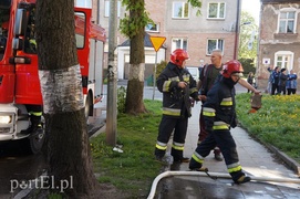 Pożar sklepu przy Ogrodowej