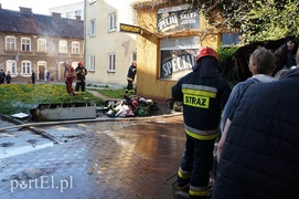 Pożar sklepu przy Ogrodowej