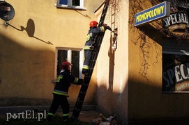 Pożar sklepu przy Ogrodowej