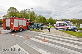 Rowerzysta potrącony na skrzyżowaniu ul. Łęczyckiej i Rawskiej