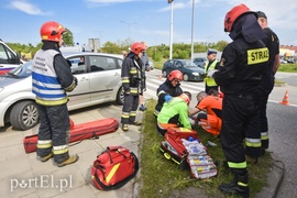 Rowerzysta potrącony na skrzyżowaniu ul. Łęczyckiej i Rawskiej