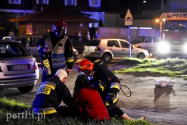 Pożar w wieżowcu przy Malborskiej