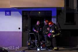 Pożar w wieżowcu przy Malborskiej