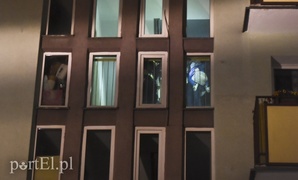 Pożar w wieżowcu przy Malborskiej