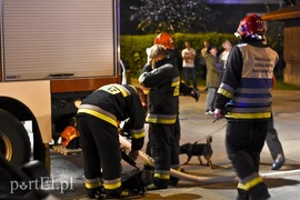 Pożar w wieżowcu przy Malborskiej