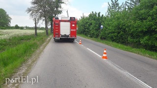 Motocyklista zderzył się z ciężarówką, zmarł w szpitalu