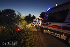 Dachowanie w Rubnie, dwie osoby ranne