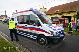 Skuterem uderzyła w samochód dostawczy