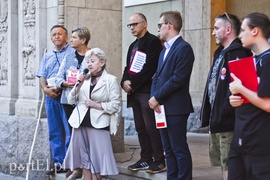 Kolejny protest przed sądem