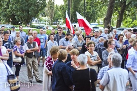 Kolejny protest przed sądem