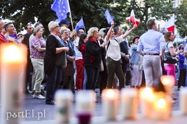 Kolejny protest przed sądem