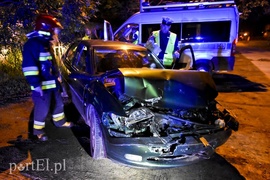 Tajemnicza kolizja na ul. Nowodworskiej, kierowca nic nie pamięta